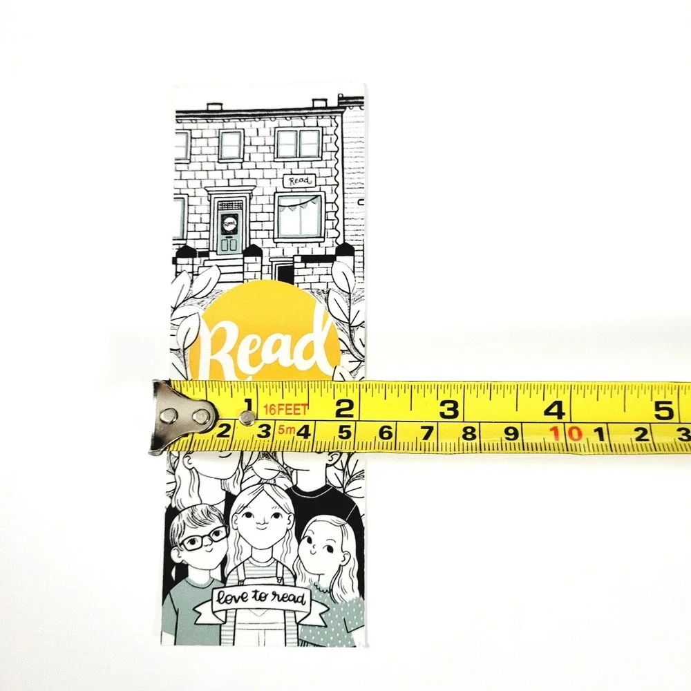 2019 READ paperboard Bookmark promotional bookstore bookshop promo- Holmfirth UK